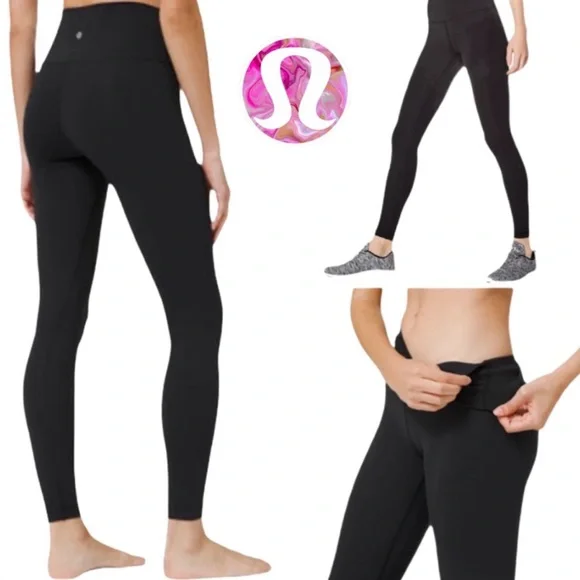 NWT Lululemon Align High Rise Pant 28"  Black - Picture 13 of 13